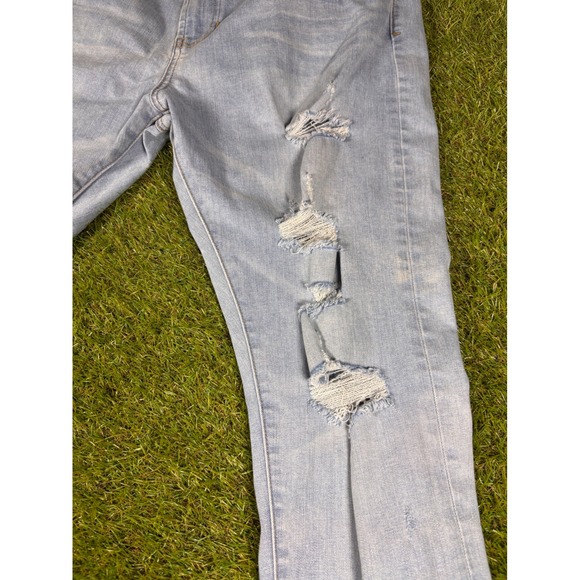 Pacsun Slim Taper 34x32  Distressed Mens Jeans - Picture 3 of 5